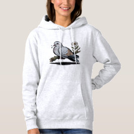 ein wunderschöner Taubenvogel, auf einem Ast, T -  Hoodie