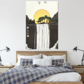 Ein wunderschöner Wasserfall Leinwanddruck (Insitu (Schlafzimmer))