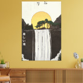 Ein wunderschöner Wasserfall Leinwanddruck (Insitu (Wohnzimmer))