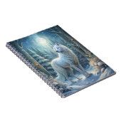 Ein wunderschöner weißer Wolf Notizblock (Rechte Seite)