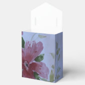 Ein wunderschönes Burgunder Wasserfarbenfloral Geschenkschachtel (Geöffnet)