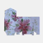 Ein wunderschönes Burgunder Wasserfarbenfloral Geschenkschachtel (Ungefaltet)