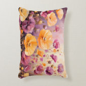 Ein wunderschönes Feld von farbenfrohen Pflaumen. Dekokissen (Vorderseite(Vertikal))