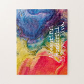 Ein wunderschönes Leben, das Sie leben Zitat Puzzle (Vertikal)