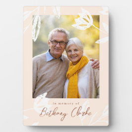 Ein wunderschönes Leben, natürliche Töne und blume Fotoplatte