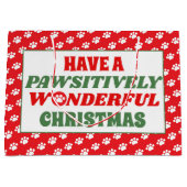 Ein wunderschönes Weihnachtsfest Große Geschenktüte (Vorderseite)