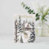 Ein wunderschönes Weihnachtskartendesign Feiertagskarte (Stehend Vorderseite)