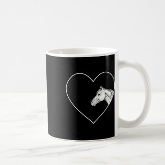 Ein wunderschönes weißes Pferd für die Girls im He Kaffeetasse