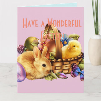 Ein wundervolles Ostergeschenk Karte