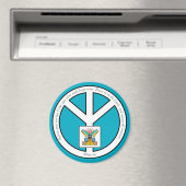 Ein Wunsch für den Frieden Magnet (In Situ (Geschirrspüler))