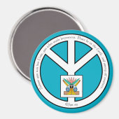 Ein Wunsch für den Frieden Magnet (Vorderseite/Rückseite)