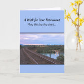 Ein Wunsch für Ihre Pension... Karte (Gelbe Blume)