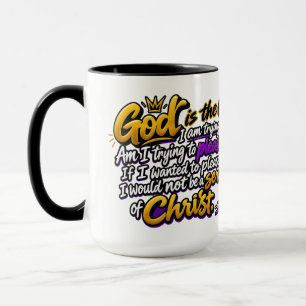 Ein Wunsch, Gott zu gefallen Tasse