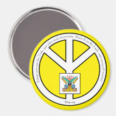Ein Wunsch nach Friedensmagnet Magnet (Vorderseite/Rückseite)