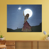 Ein Wunsch wird wahr Leinwanddruck (Insitu (Wohnzimmer))