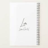 Ein Wunschjournal Notizblock (Rückseite)