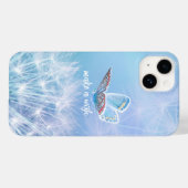 Ein Wunschleuchter und ein Schmetterlingsdesign Case-Mate iPhone Hülle (Rückseite (Horizontal))