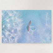 Ein Wunschleuchter und ein Schmetterlingsdesign Puzzle (Horizontal)