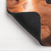 Ein Wurf süßer Kätzchen auf Laptop-Desktop-Tablet Mousepad (Ecke)