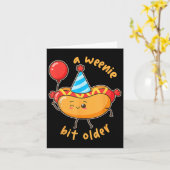 Ein Würstchen Bit Älteres Apparel Kawaii Party Karte (Gelbe Blume)