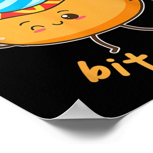 Ein Würstchen Bit Älteres Apparel Kawaii Party Poster (Ecke)