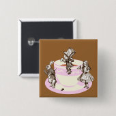 Ein wütendes Tee-Party Button (Vorne & Hinten)