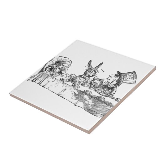 Ein wütendes Tee-Party Fliese (Seite)