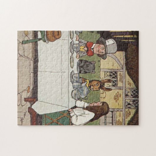 Ein wütendes Tee-Party Puzzle (Horizontal)