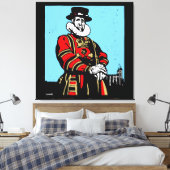 Ein Yeoman Warder oder Beefeater Leinwanddruck (Insitu (Schlafzimmer))