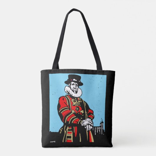 Ein Yeoman Warder oder Beefeater Tasche (Rückseite)