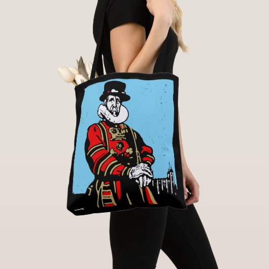 Ein Yeoman Warder oder Beefeater Tasche (Von Nahem)