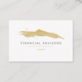 Ein Your Colour, golpaint Splash Visitenkarte (Vorderseite)