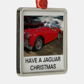 EIN ZACKEN-WEIHNACHTEN SILBERNES ORNAMENT (Rechts)