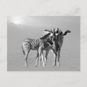 Ein zarter Moment zwischen Mutter und Kind Postkarte