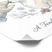 Ein zarter Winter-Boop Fotodruck (Ecke)