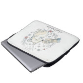 Ein zarter Winter-Boop Laptopschutzhülle (Vorne Knopf)