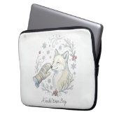 Ein zarter Winter-Boop Laptopschutzhülle (Vorderseite Links)