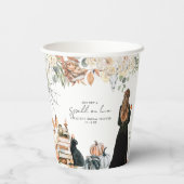 Ein Zauber | Halloween-Brautparty Pappbecher (Rückseite)