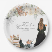 Ein Zauber | Halloween-Brautparty Pappteller (Vorderseite)