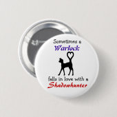 Ein Zauberer kann Liebe ein Shadowhunter Button (Vorne & Hinten)