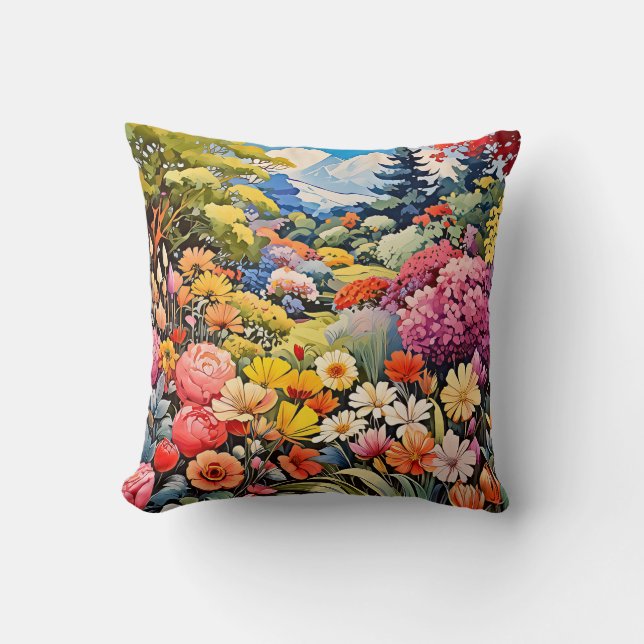 Ein zauberhafter Garten Kissen (Vorderseite)