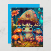 Ein zauberhafter Pilzfrosch (Vorne/Hinten)