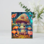 Ein zauberhafter Pilzfrosch (Stehend Vorderseite)