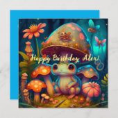 Ein zauberhafter Pilzfrosch (Vorne/Hinten)