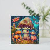 Ein zauberhafter Pilzfrosch (Stehend Vorderseite)