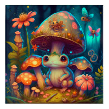 Ein zauberhafter Pilzfrosch