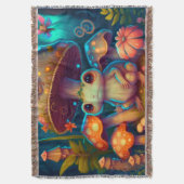 Ein zauberhafter Pilzfrosch Decke (Vorderseite Vertikal)