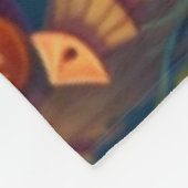 Ein zauberhafter Pilzfrosch Fleecedecke (Ecke)