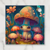 Ein zauberhafter Pilzfrosch Geschenkanhänger (Rückseite)