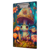 Ein zauberhafter Pilzfrosch Klemmbrett (Links)